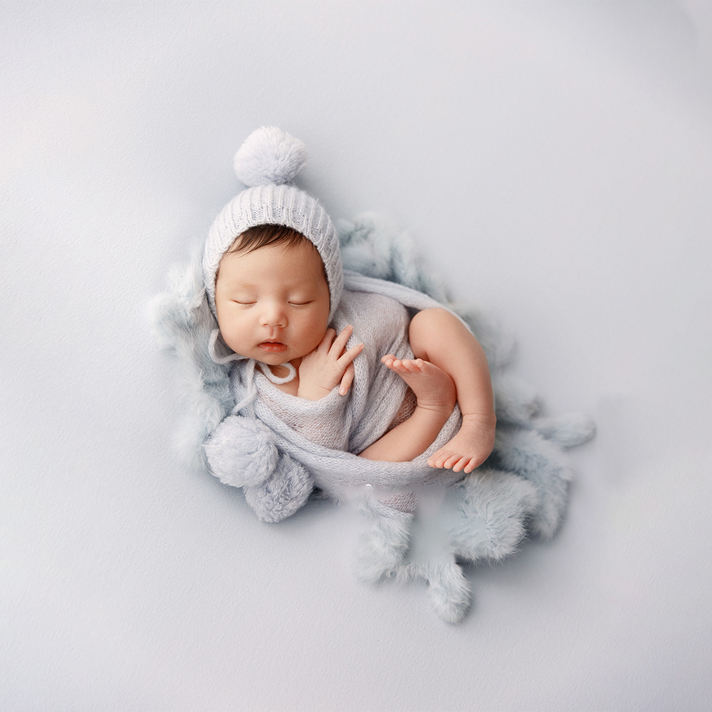 Baby Wrap Stretchy - หมวกขนสัตว์สำหรับสตูดิโอถ่ายภาพเด็กทารกแรกเกิดหมวกผ้าหุ้มตัวเด็กนุ่มยืดหยุ่นได้อุปกรณ์ถ่ายภาพเด็กทารก