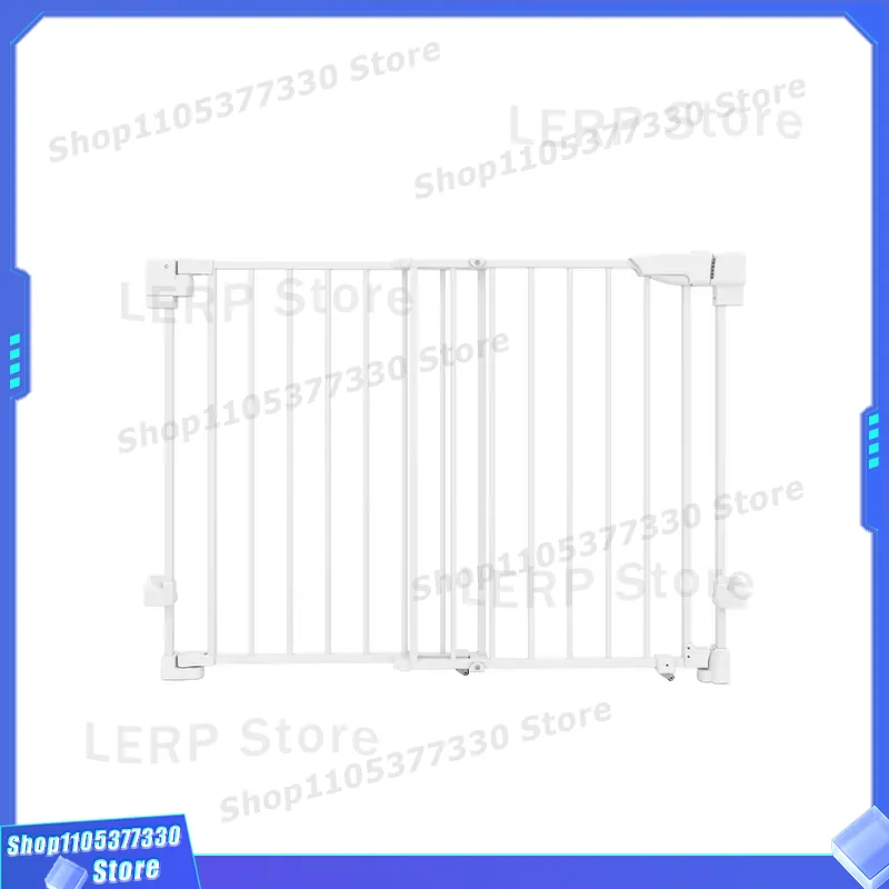 Baby Gate Extra Wide - ประตูนิรภัยสำหรับเด็กแบบปรับระดับได้และพับเก็บได้สำหรับบันได พร้อมระบบล็อกป้องกันเด็ก รั้วกั้นสำหรับเด็กเล็กและสัตว์เลี้ยง เพื่อความปลอดภัยภายในบ้าน