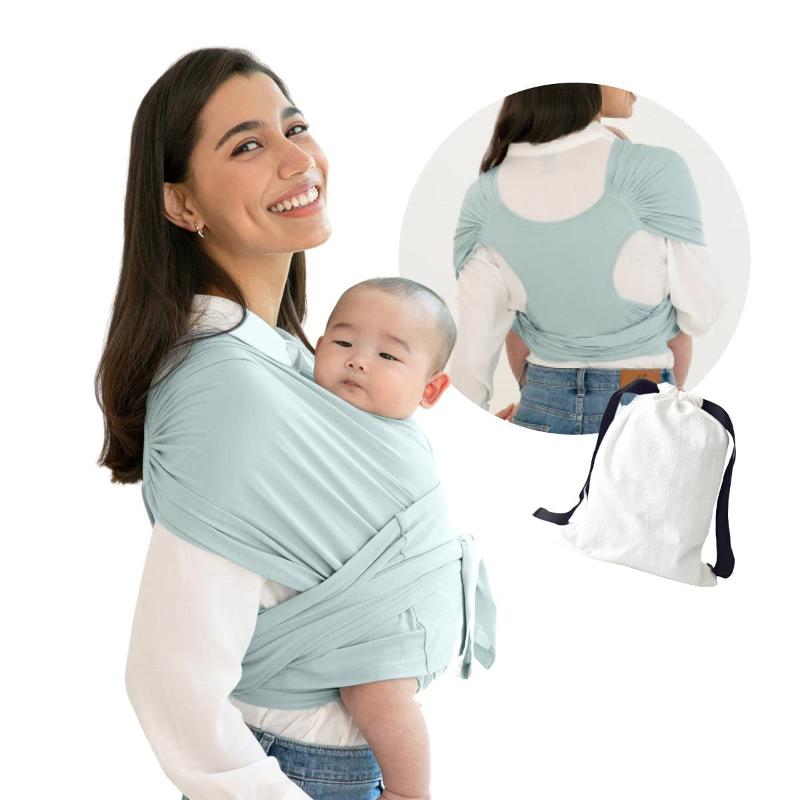 Baby Wrap Stretchy - เป้อุ้มเด็กแรกเกิดแบบปรับได้ 1 ชิ้น ผ้าคลุมอุ้มเด็กแบบยืดได้ พกพาสะดวก ระบายอากาศได้ดี