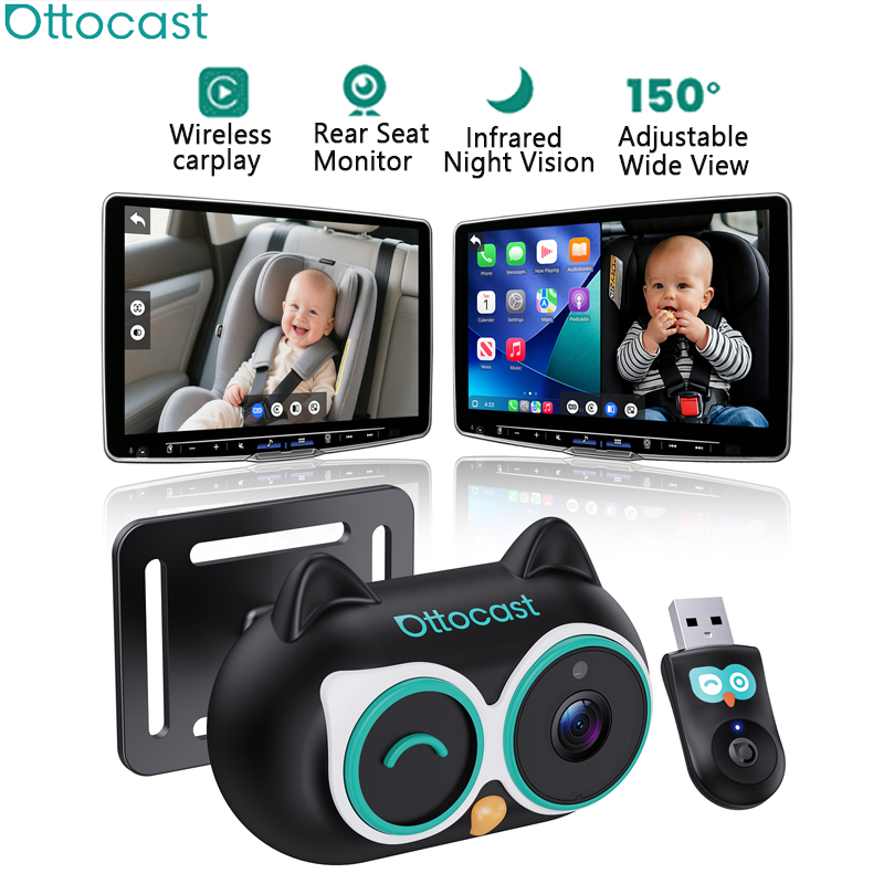 Wearable Baby Monitor - OTTOCAST Cabin Care อะแดปเตอร์ Carplay แบบมีสายเป็นไร้สาย
