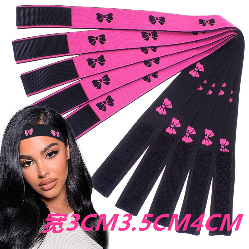 Baby Wrap Stretchy - 1pcs แถบยืดหยุ่นสําหรับวิกผมขอบห่อวิกผมลูกไม้ Melting Band Lay ขอบผมเด็กขอบปรับวิกผมละลายแถบ