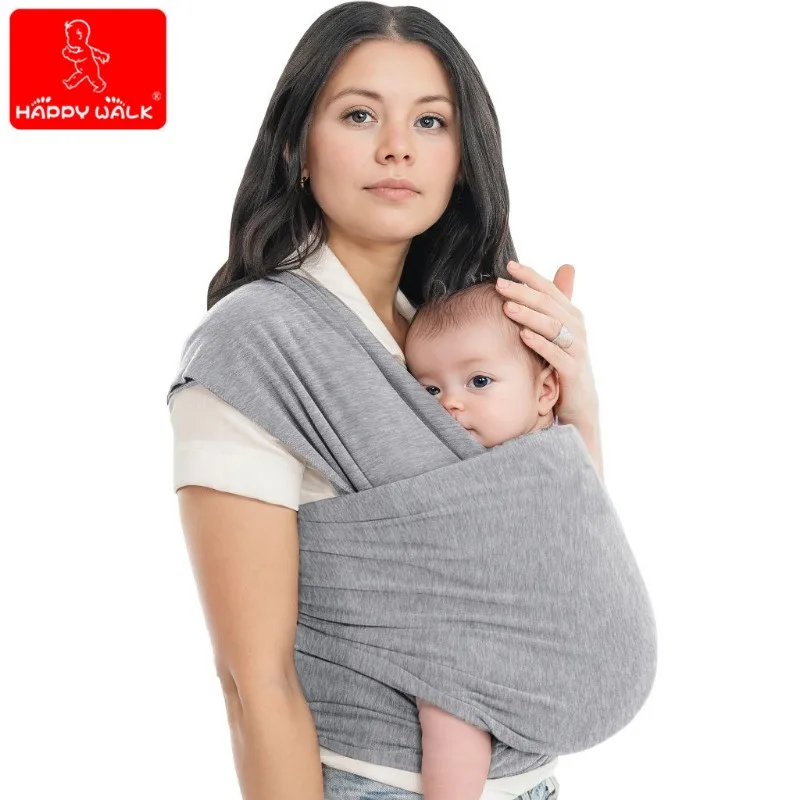 Baby Wrap Stretchy - สลิงเด็ก 0-36 เดือนสีทึบยืด Baby Wrap Carrier