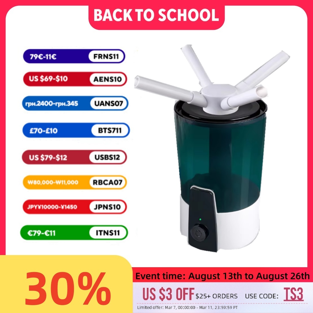 Baby Nursery Humidifier - เครื่องทำความชื้นแบบอัลตราโซนิก ความจุขนาดใหญ่ 4 ลิตร สำหรับห้องนอนขนาดใหญ่ ทำงานเงียบเป็นพิเศษ