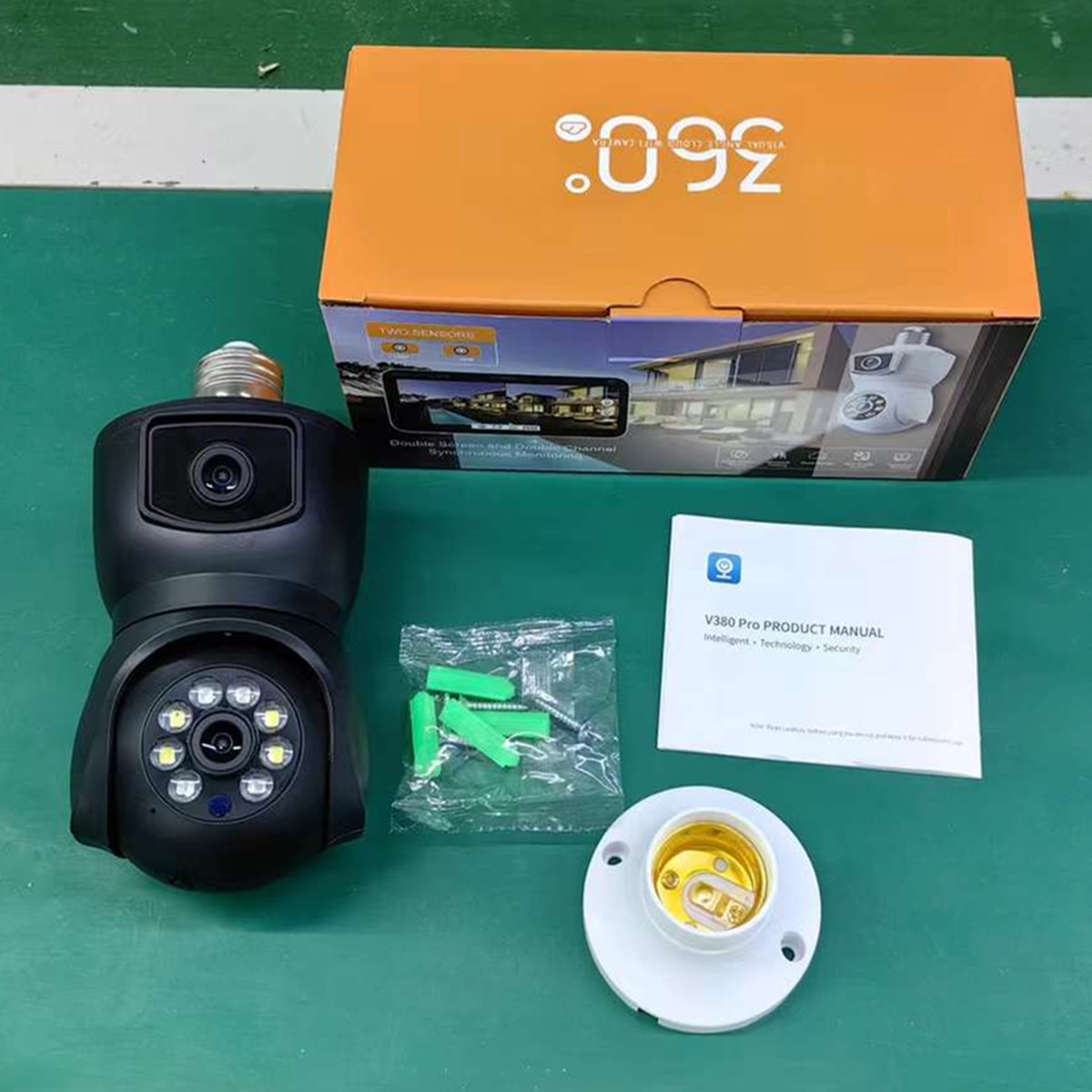 กล้องวงจรปิดไร้สายแบบโดม PTZ ค - Baby Monitor Split Screen บทวิจารณ์และราคา