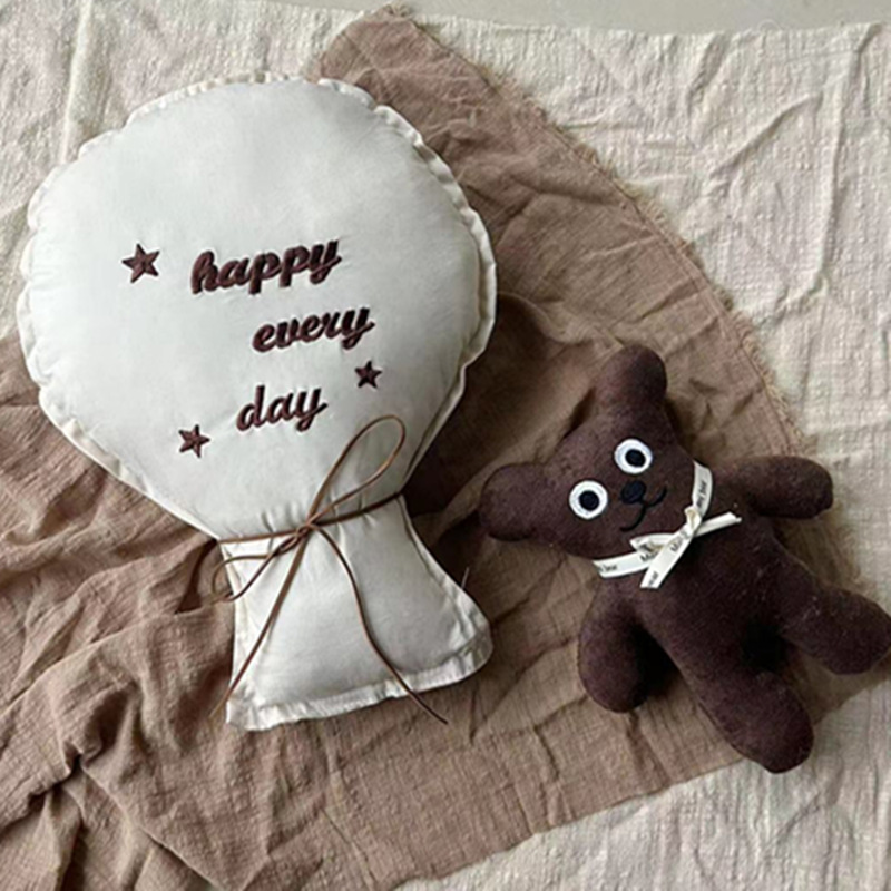 2 ชิ้นผ้าฝ้ายเย็บปักถักร้อยบอล - Baby Nursery Embroidery บทวิจารณ์และราคา
