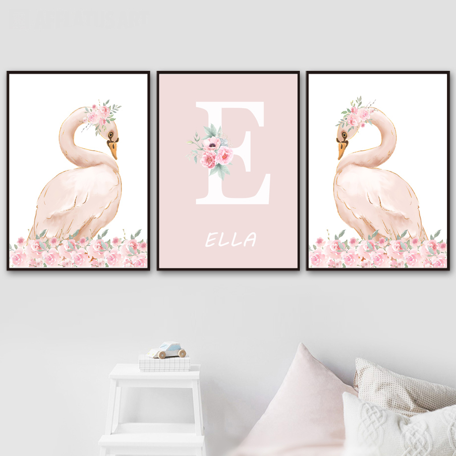Pink Angel Girl Sun Moon Cloud - Baby Nursery Animal Prints บทวิจารณ์และราคา