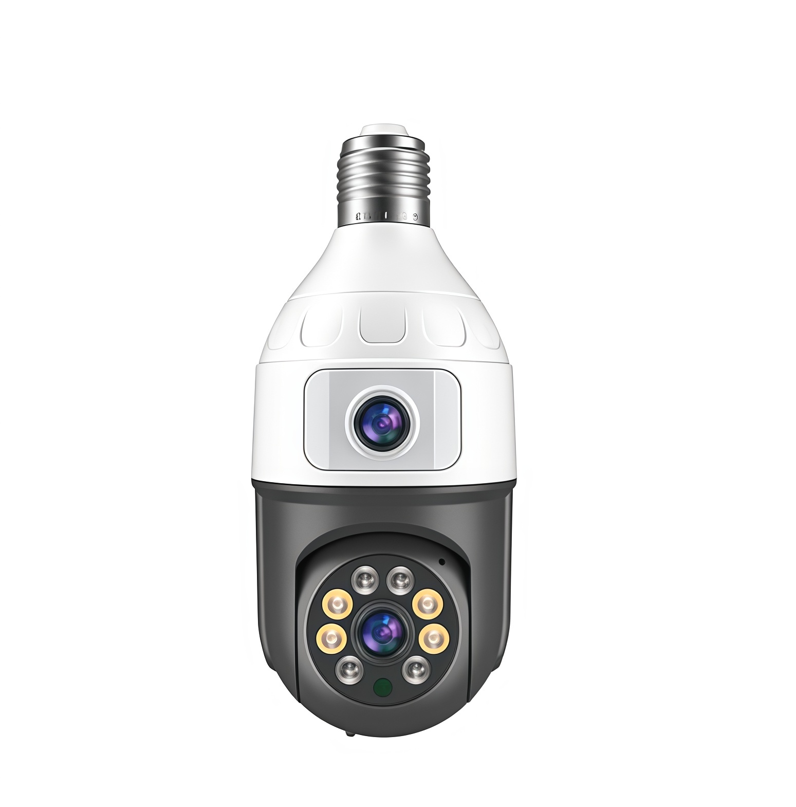 กล้องวงจรปิดหลอดไฟ 4MP ขั้ว E2 - Baby Monitor Split Screen บทวิจารณ์และราคา
