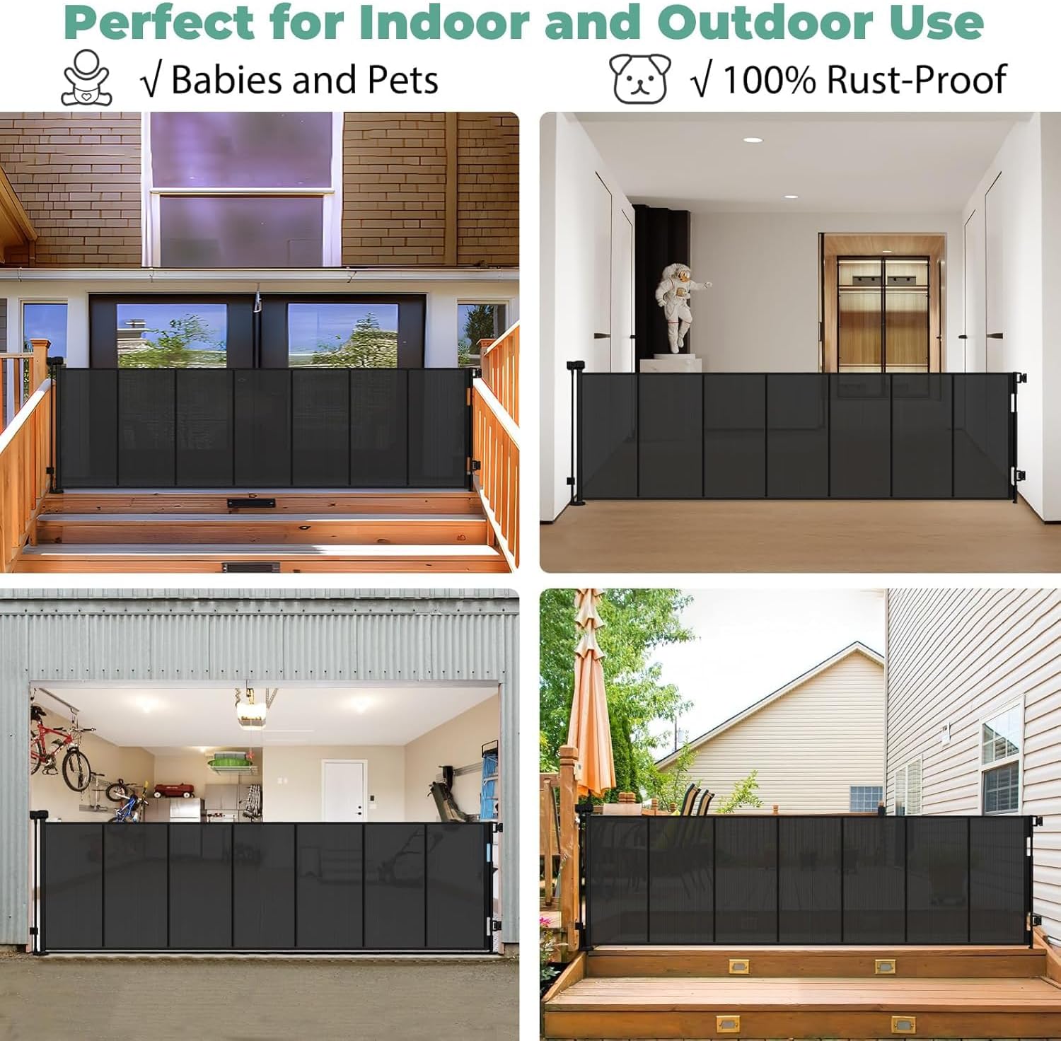 ประตูกั้นเด็กแบบยืดหดได้ ขนาด  - Baby Gate Extra Wide บทวิจารณ์และราคา