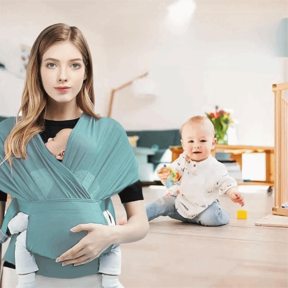 ผ้าห่อตัวเด็กอ่อนแบบพกพา ปรับไ - Baby Wrap Stretchy บทวิจารณ์และราคา