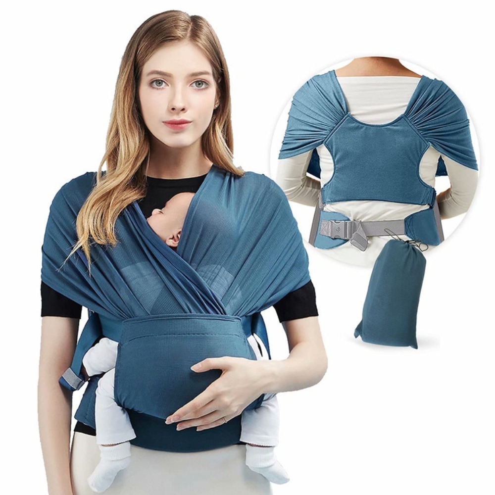 ผ้าห่อตัวเด็กอ่อนแบบพกพา ปรับไ - Baby Wrap Stretchy บทวิจารณ์และราคา