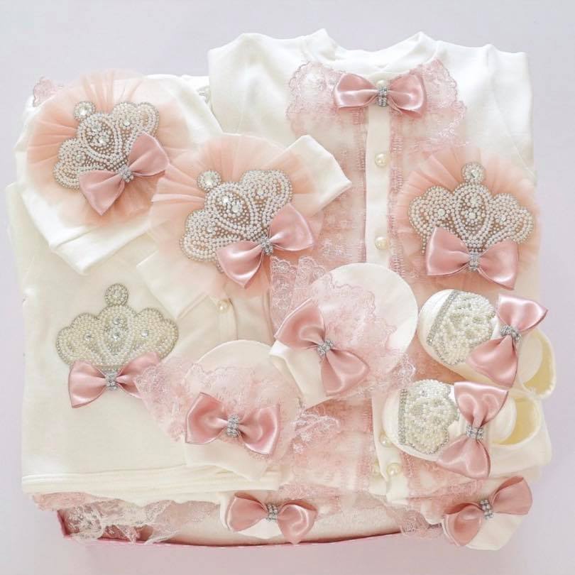 Dollbling 5 ชิ้นทารกแรกเกิดยิน - Baby Nursery Embroidery บทวิจารณ์และราคา