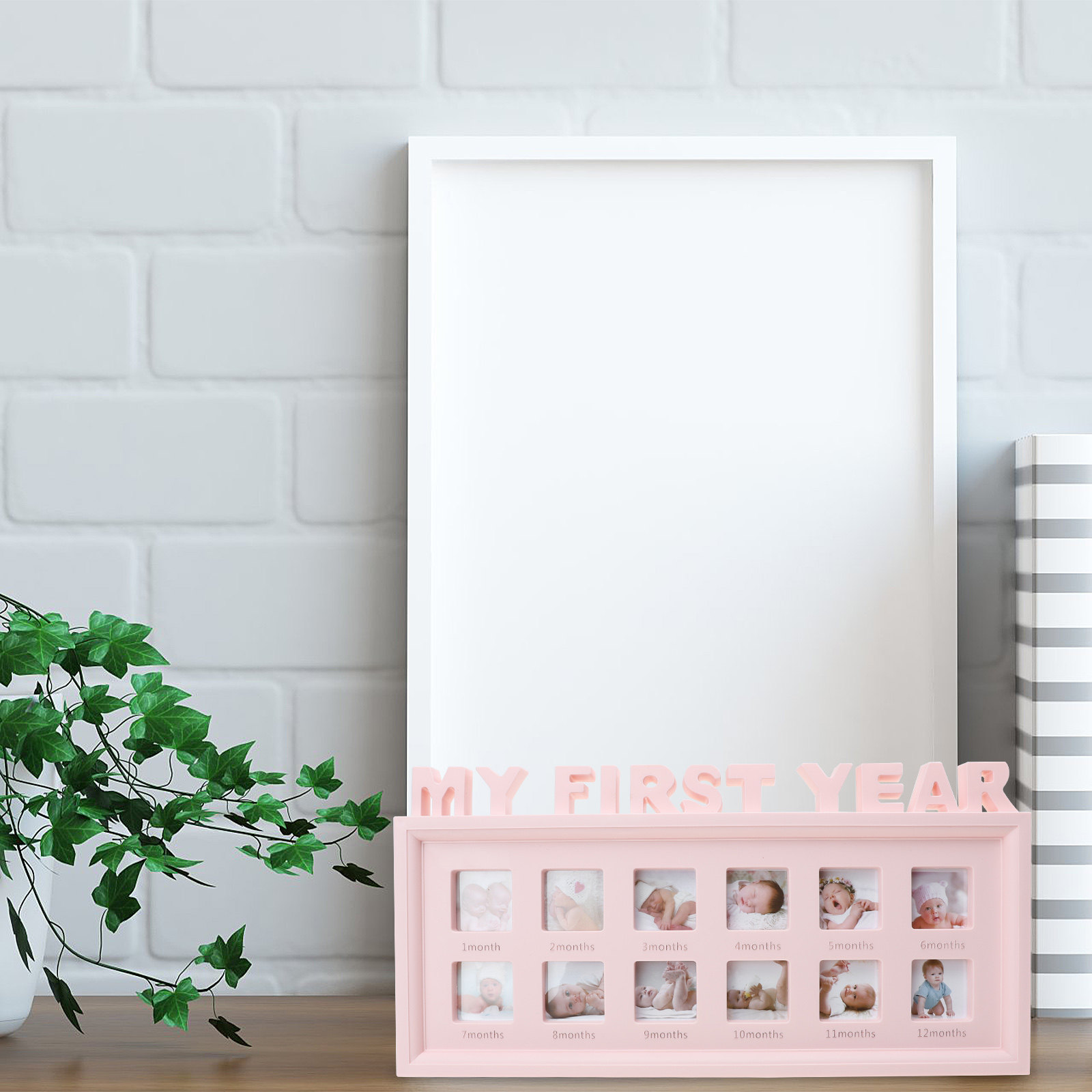 กรอบรูปบันทึกการเติบโตของทารก  - Baby Nursery Picture Frames บทวิจารณ์และราคา