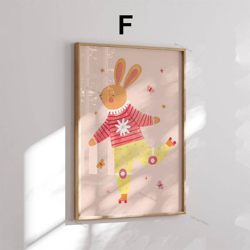 ภาพวาดการ์ตูนสัตว์น่ารักสำหรับ - Baby Nursery Animal Prints บทวิจารณ์และราคา