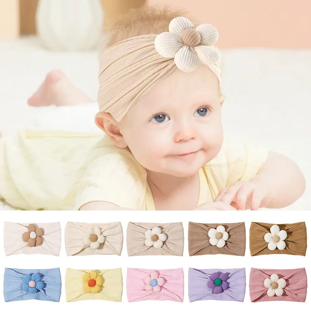 ที่คาดผมเด็กอ่อนลายดอกไม้น่ารั - Baby Wrap Stretchy บทวิจารณ์และราคา
