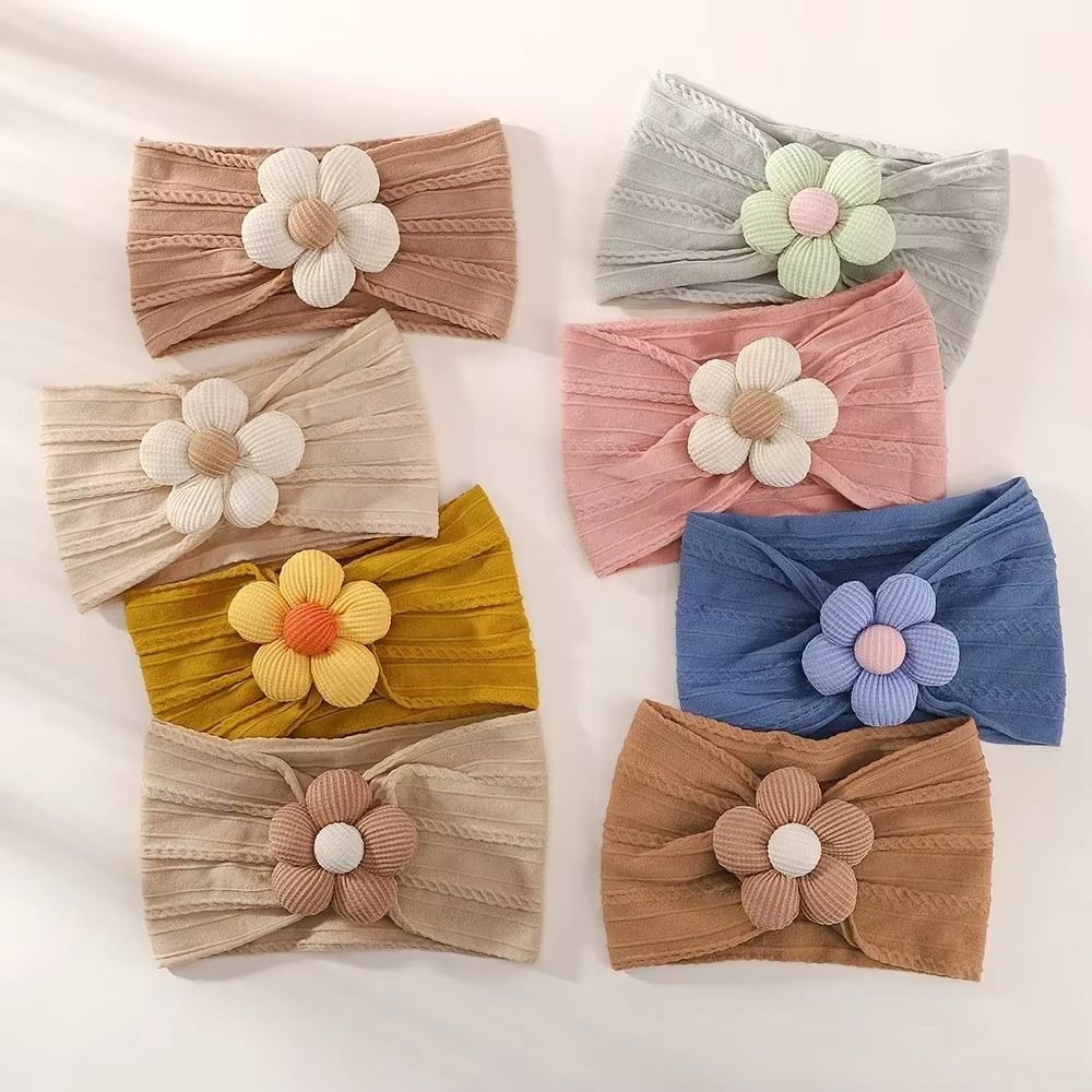 ที่คาดผมเด็กอ่อนลายดอกไม้น่ารั - Baby Wrap Stretchy บทวิจารณ์และราคา