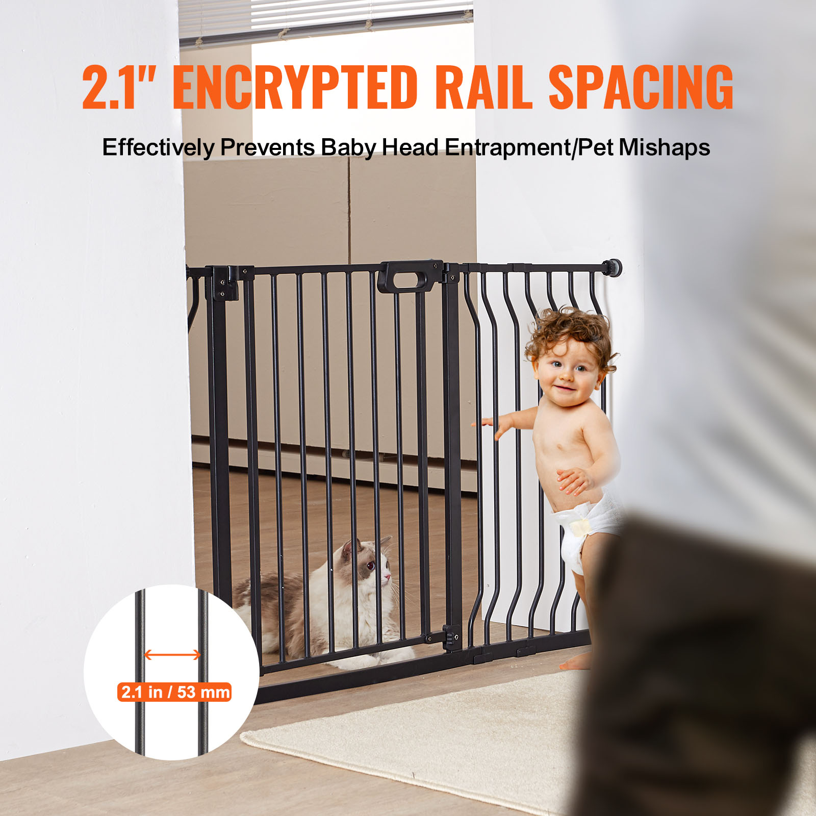 ประตูนิรภัยสำหรับเด็กและสัตว์เ - Baby Gate Extra Wide บทวิจารณ์และราคา