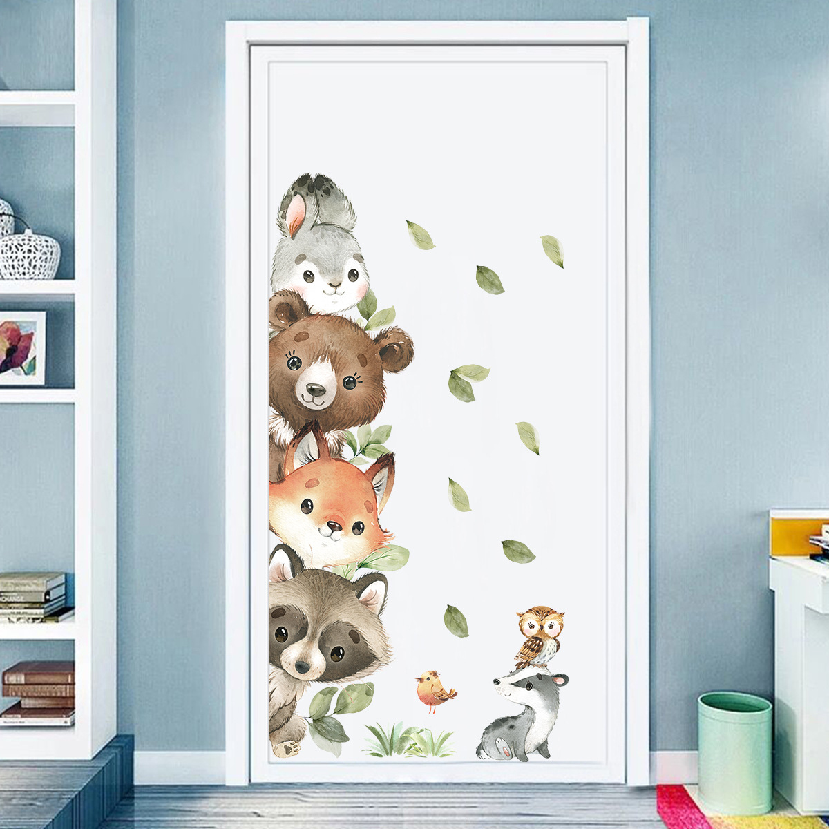 สติ๊กเกอร์ติดผนังลายสัตว์ป่า ห - Baby Nursery Forest Theme บทวิจารณ์และราคา