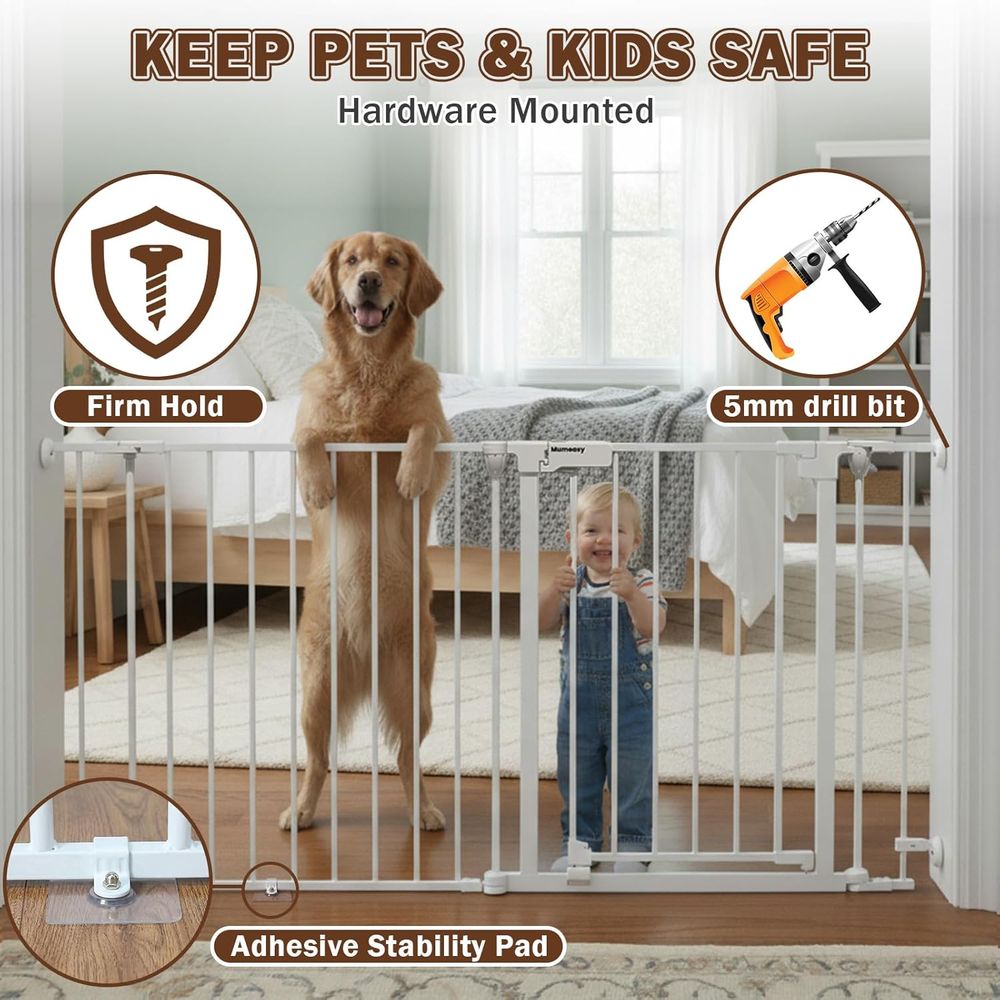 ประตูกั้นเด็กแบบกว้างพิเศษ 126 - Baby Gate Extra Wide บทวิจารณ์และราคา