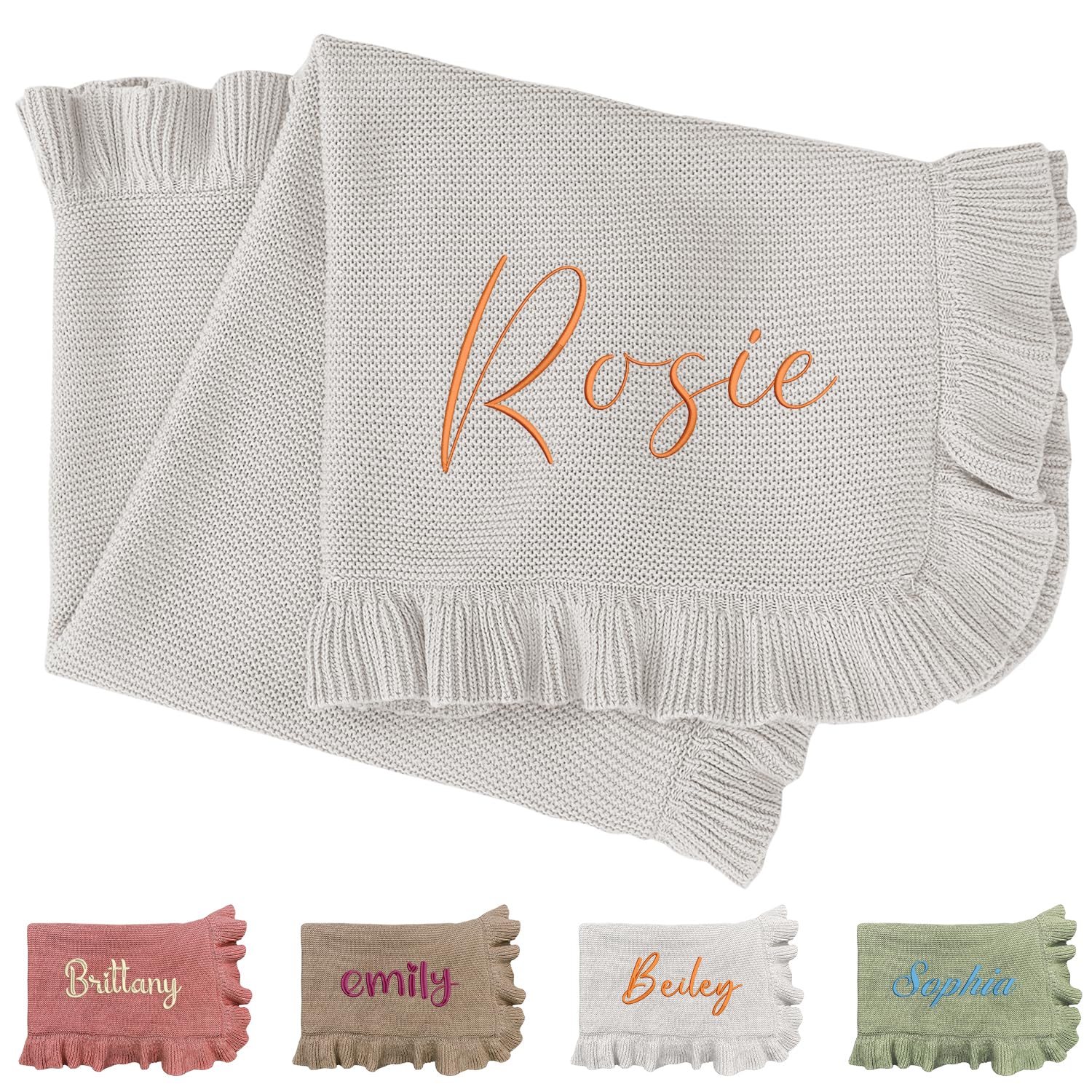 ส่วนบุคคลถักผ้าห่มเด็กสําหรับท - Baby Nursery Embroidery บทวิจารณ์และราคา