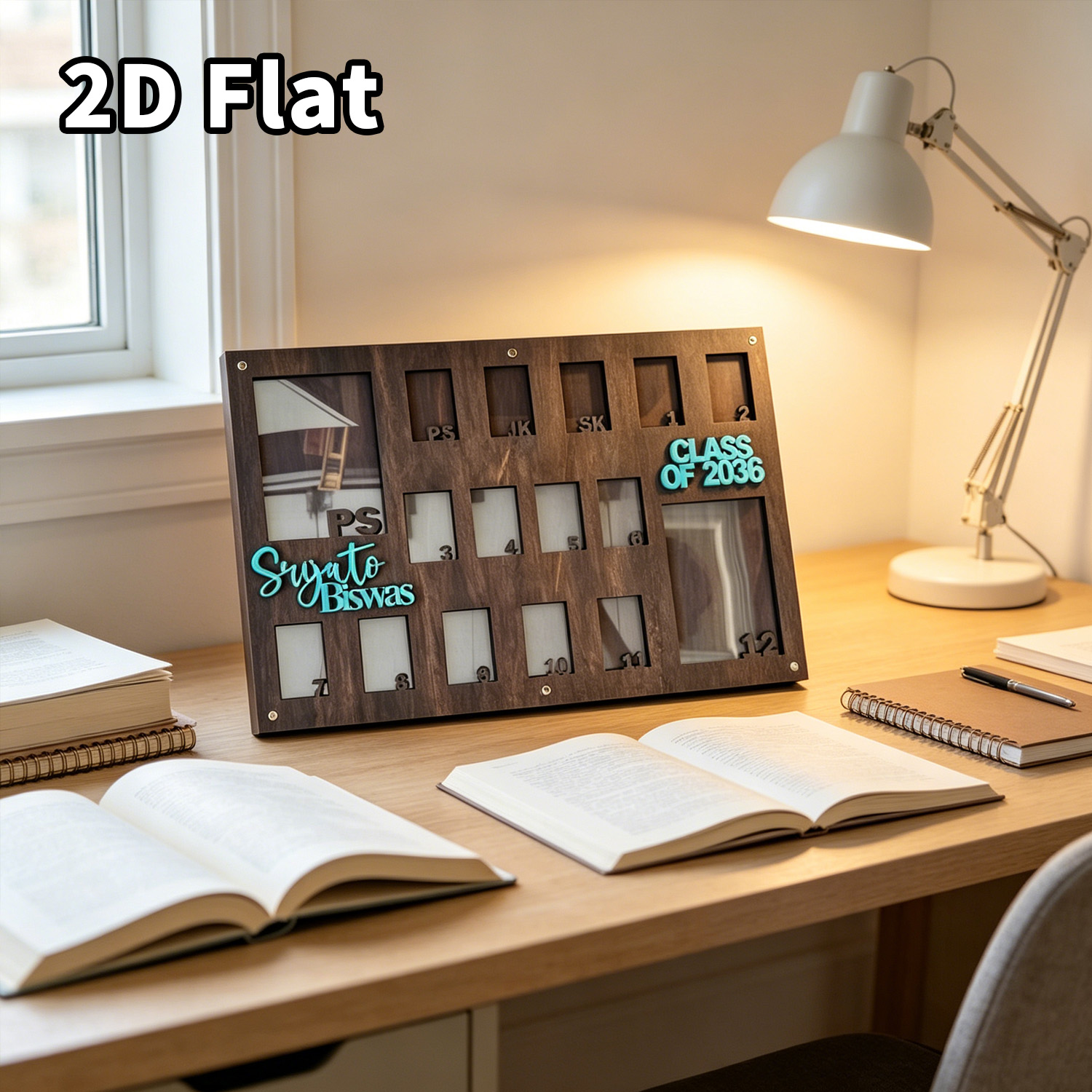 กรอบรูปไม้แบบกำหนดเอง 1 ชิ้น ป - Baby Nursery บทวิจารณ์และราคา
