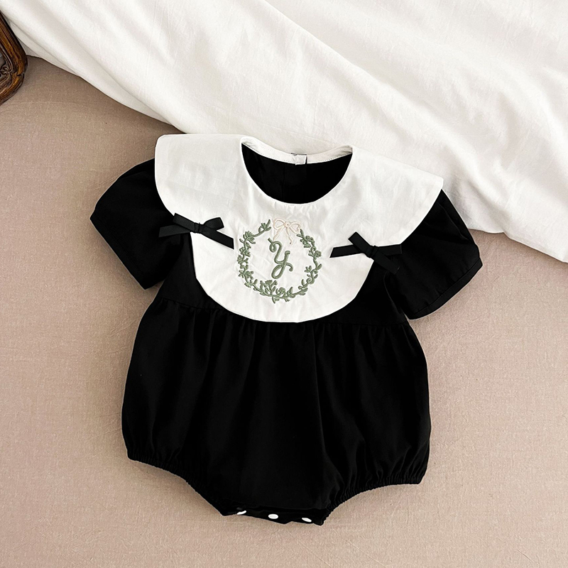 เสื้อผ้าเด็กทารกใหม่ฤดูร้อนเด็ - Baby Nursery Embroidery บทวิจารณ์และราคา