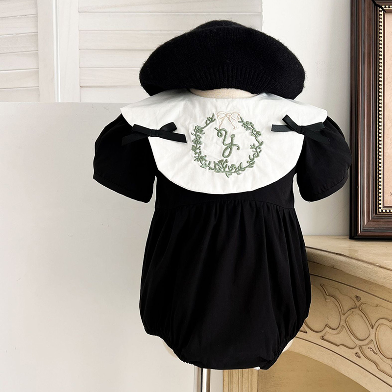 เสื้อผ้าเด็กทารกใหม่ฤดูร้อนเด็ - Baby Nursery Embroidery บทวิจารณ์และราคา
