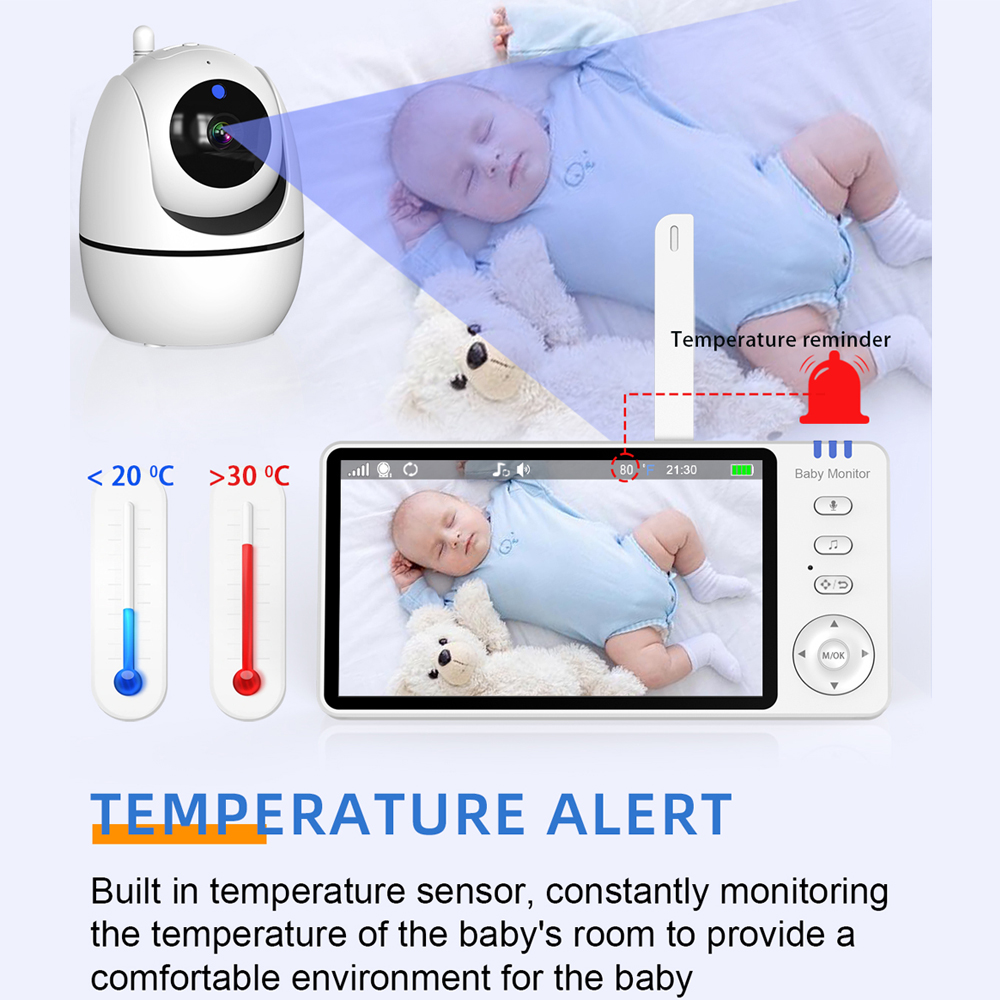 วิดีโอเบบี้มอนิเตอร์พร้อมกล้อง - Wearable Baby Monitor บทวิจารณ์และราคา