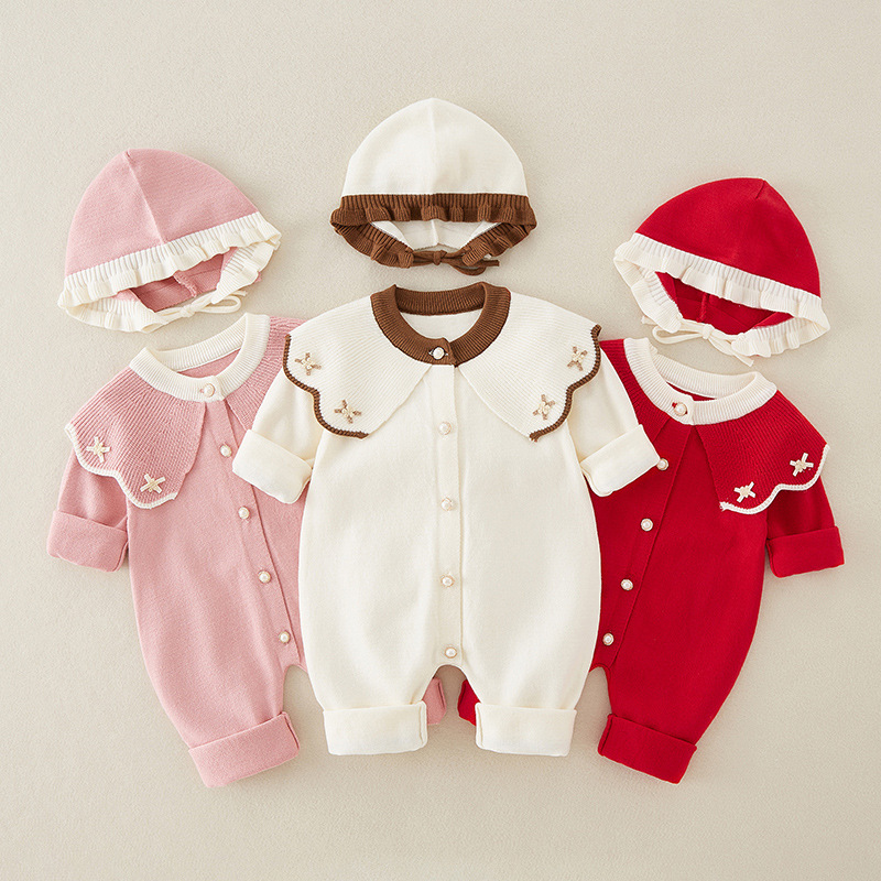 ทารกแรกเกิดเสื้อผ้าเด็กฤดูใบไม - Baby Nursery Embroidery บทวิจารณ์และราคา