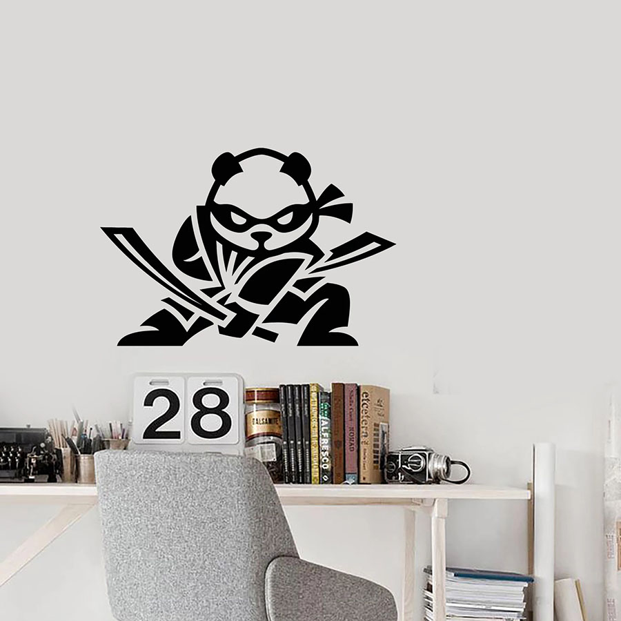 การ์ตูนเด็ก Panda Wall Decal ต - Baby Zone Nursery บทวิจารณ์และราคา