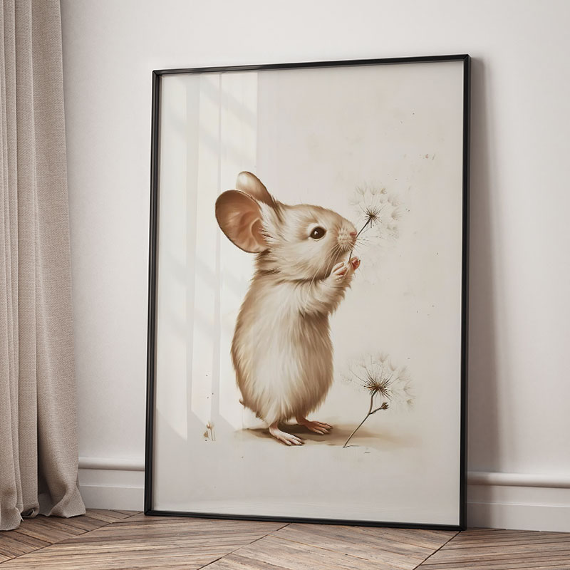 หมี กระต่าย สุนัขจิ้งจอก กวางก - Baby Nursery Animal Prints บทวิจารณ์และราคา