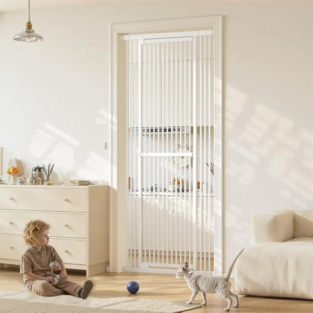 ประตูกั้นแมวแบบปรับได้ รุ่น Ex - Baby Gate Extra Wide บทวิจารณ์และราคา
